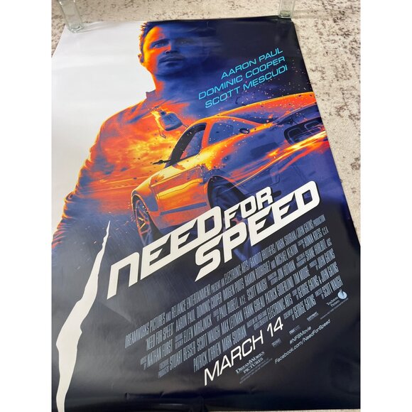 Need For Speed Movie Poster Official Racing Film Artwork - Picture 2 of 2